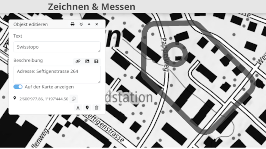 Beschreibungen in einer Zeichnung einblenden lassen