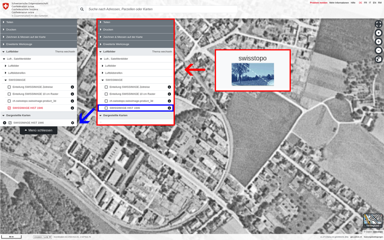 Datensatz und Karten laden
