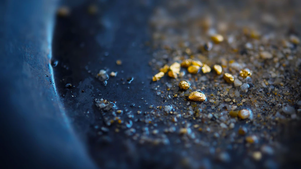 Gold - Suche im Fluss
