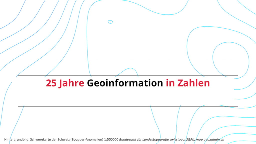 25 Jahre Geoinformation in Zahlen 