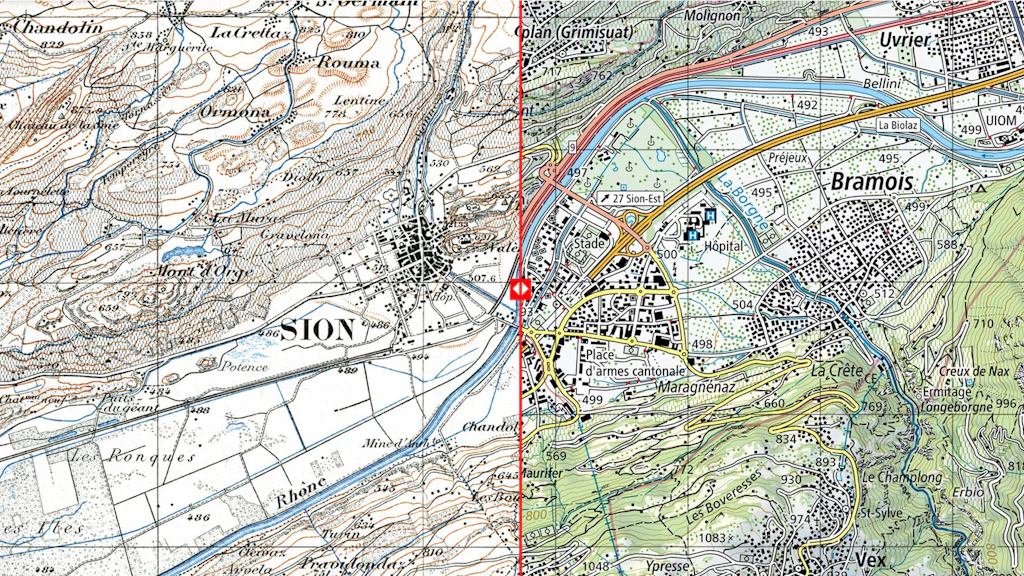 swisstopo Kartenwerke
