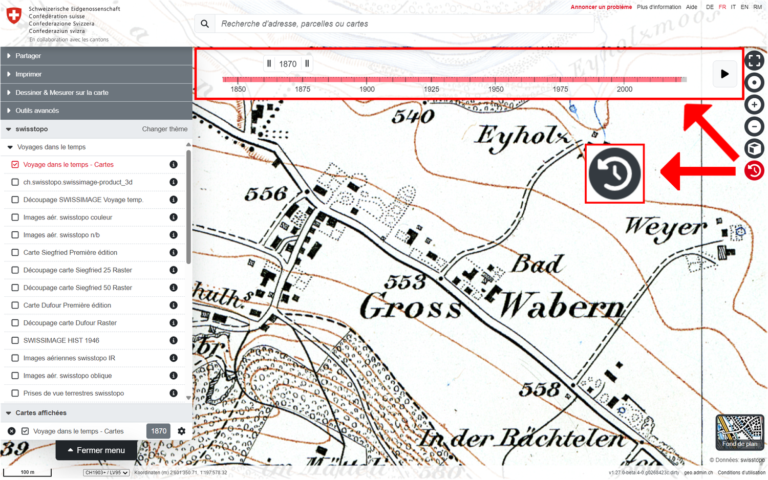 Voyage dans le temps - la fonction de voyage dans le temps