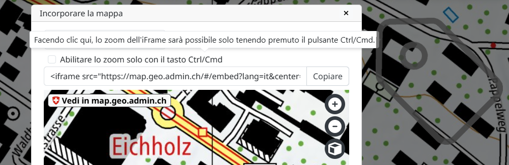 Ora è possibile bloccare la modifica dello zoom/della scala in base alle esigenze.