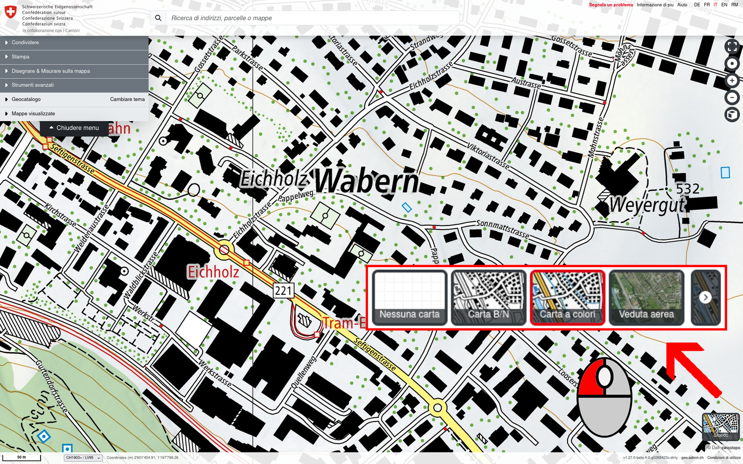 Come cambiare la mappa di sfondo