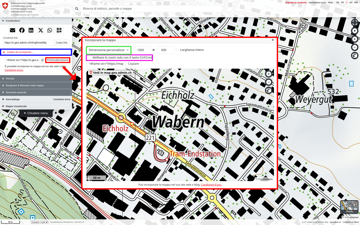 Incorporare un iFrame