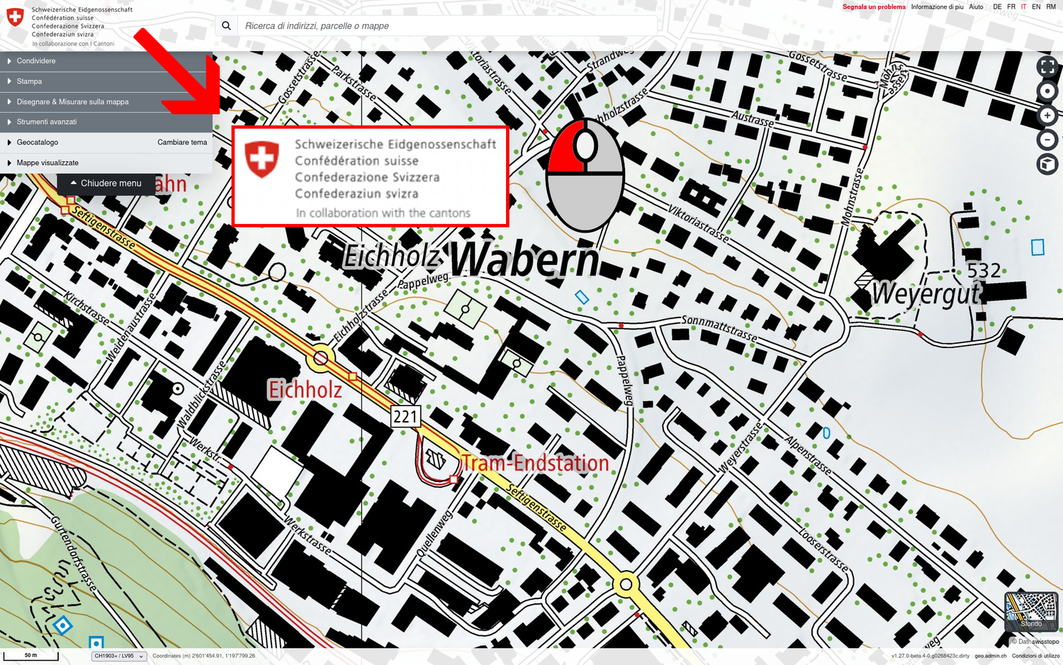 Tornare alla pagina iniziale